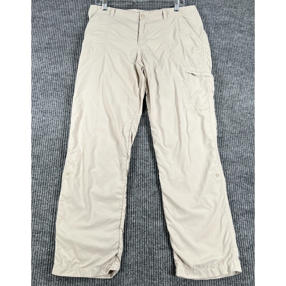 Columbia PFG Pants Womens Size 10 Regular Beige Lightweight Fishing Outdoors